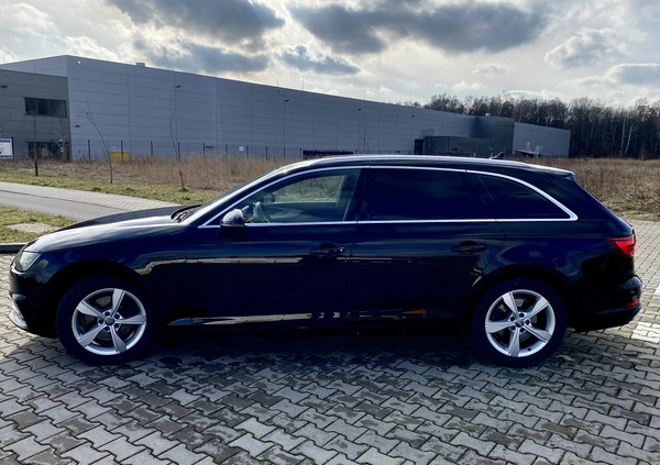 Audi A4 cena 86977 przebieg: 188895, rok produkcji 2019 z Myślenice małe 704